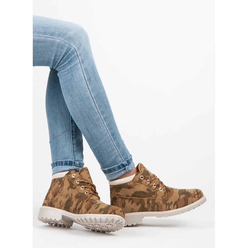 Ideal Shoes Trapper basso alla caviglia multicolore 2