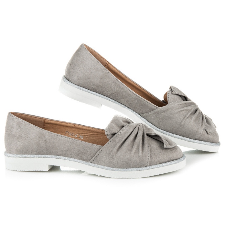 Vices Scarpe Scamosciate Con Decorazioni Glitter grigio 1