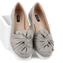 Vices Scarpe Scamosciate Con Decorazioni Glitter grigio 2