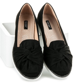 Vices Scarpe Scamosciate Con Decorazioni Glitter nero 1