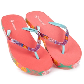 Mckeylor Pantofole da donna corallo rosso 1