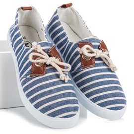 Mckeylor Sneakers a coste blu 1