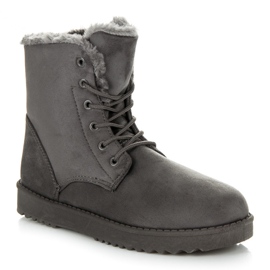 Seastar Trapper in pelle scamosciata grigio 1