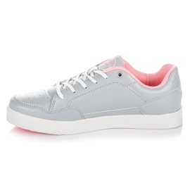 Ax Boxing Sneakers da donna grigie grigio rosa 1