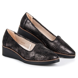 Vinceza Signori traforati nero 2