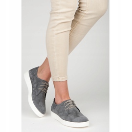 Vinceza Scarpe sportive in pelle grigio 1