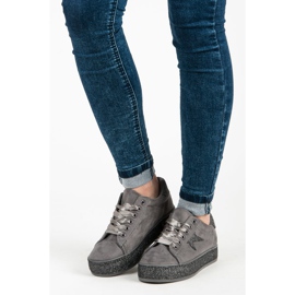 Sneakers glitterate MCKEYLOR grigio 2