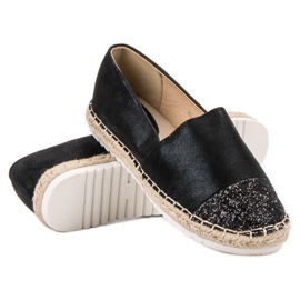 Erynn Scarpe Slip-on Con Glitter nero 2