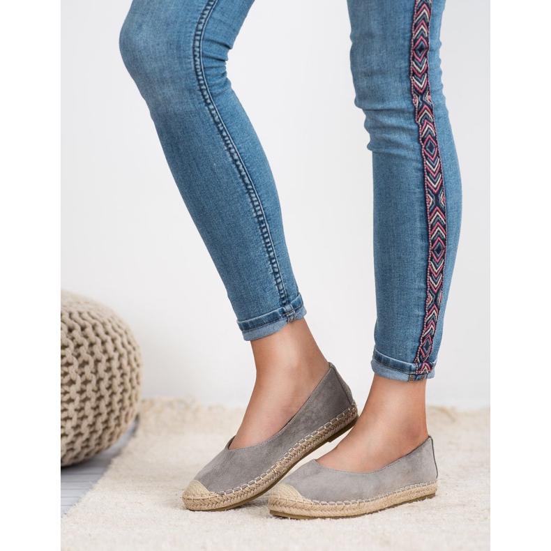 Marquiz Ballerine in camoscio grigio 2