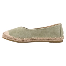 Marquiz Ballerine in camoscio verde 1