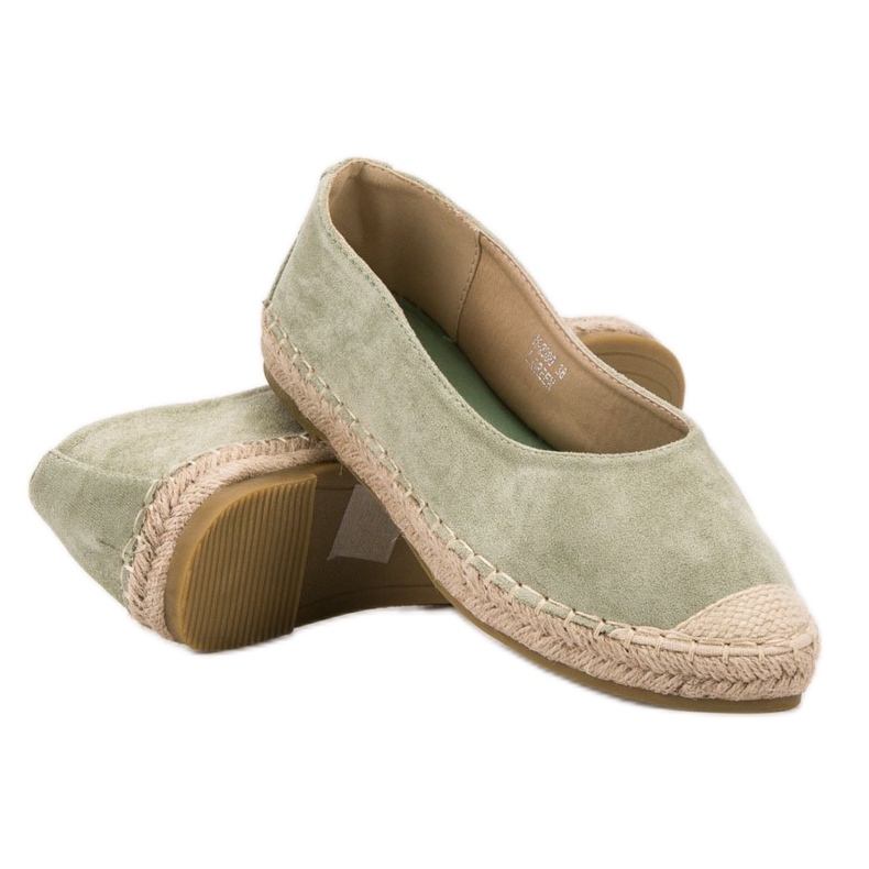 Marquiz Ballerine in camoscio verde 2