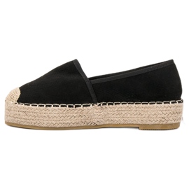 Coura Scarpe slip-on sulla piattaforma nero 1