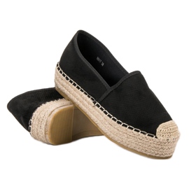 Coura Scarpe slip-on sulla piattaforma nero 2
