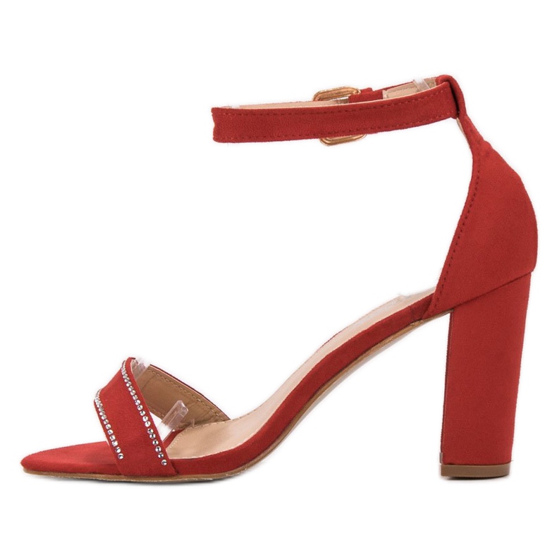 Abloom Sandali Con Cristalli rosso 1