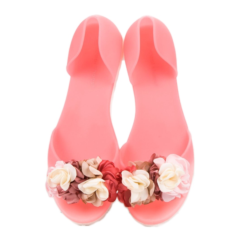 Ideal Shoes Meliski Con Fiori rosa 1