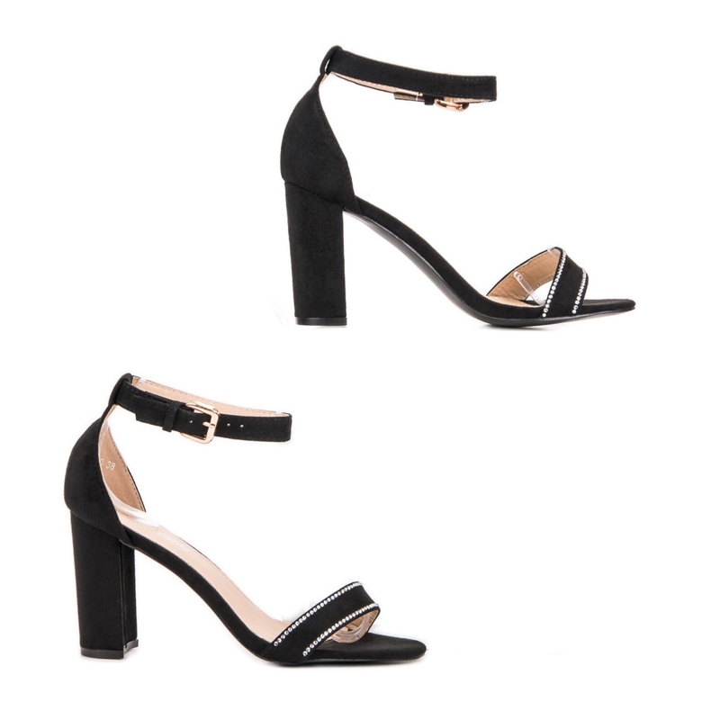 Abloom Sandali Con Cristalli nero 1