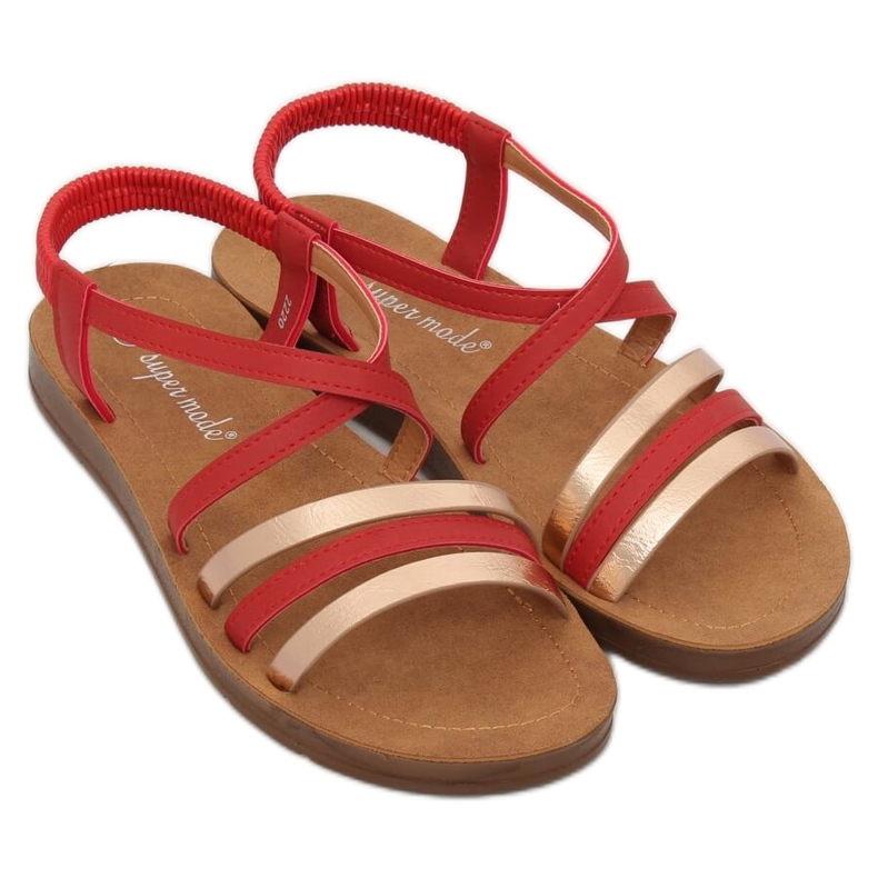 Sandali rossi da donna 2220 Red rosso 1