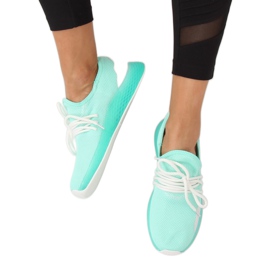 Scarpe sportive menta B-6851 Verde 2