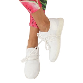 Scarpe sportive bianche B-6851 Bianco 2