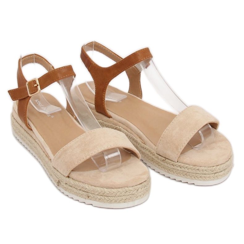 Sandali espadrillas beige Y-8224 Beige 2