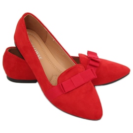 Ballerine da donna rosse 8F59 Red rosso 1