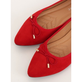 Ballerine con punte a mandorla rosse 8F58 Red rosso 2