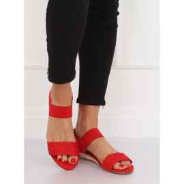 Sandali espadrillas rosso 9R71 Rosso 2