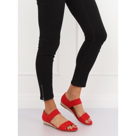 Sandali espadrillas rosso 9R71 Rosso 1