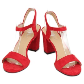 Sandali rossi sul palo FH-3M25 Red rosso 1