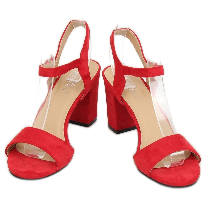 Sandali rossi sul palo FH-3M25 Red rosso 1