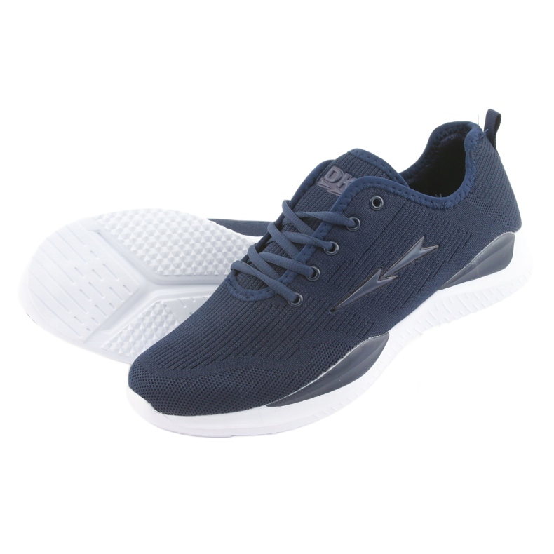 Cravatta sportiva da uomo DK SC2352 blu navy 4