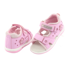Sandali rosa da bambina American Club DR20 4
