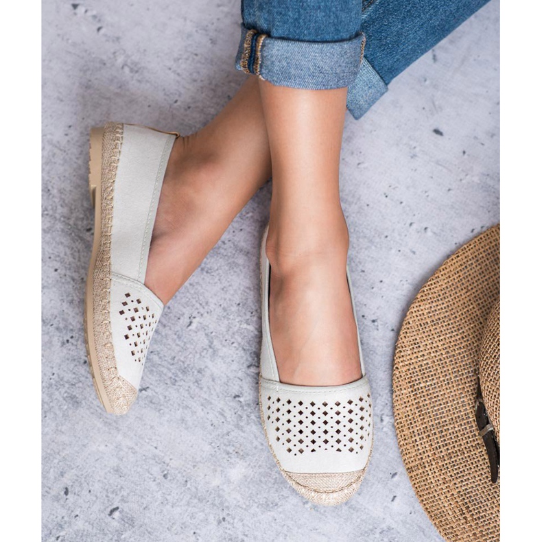 Mckeylor Espadrillas traforate bianca multicolore 1
