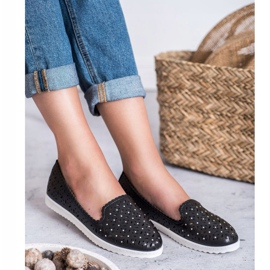 SHELOVET Sneakers Slip On traforate nero 1
