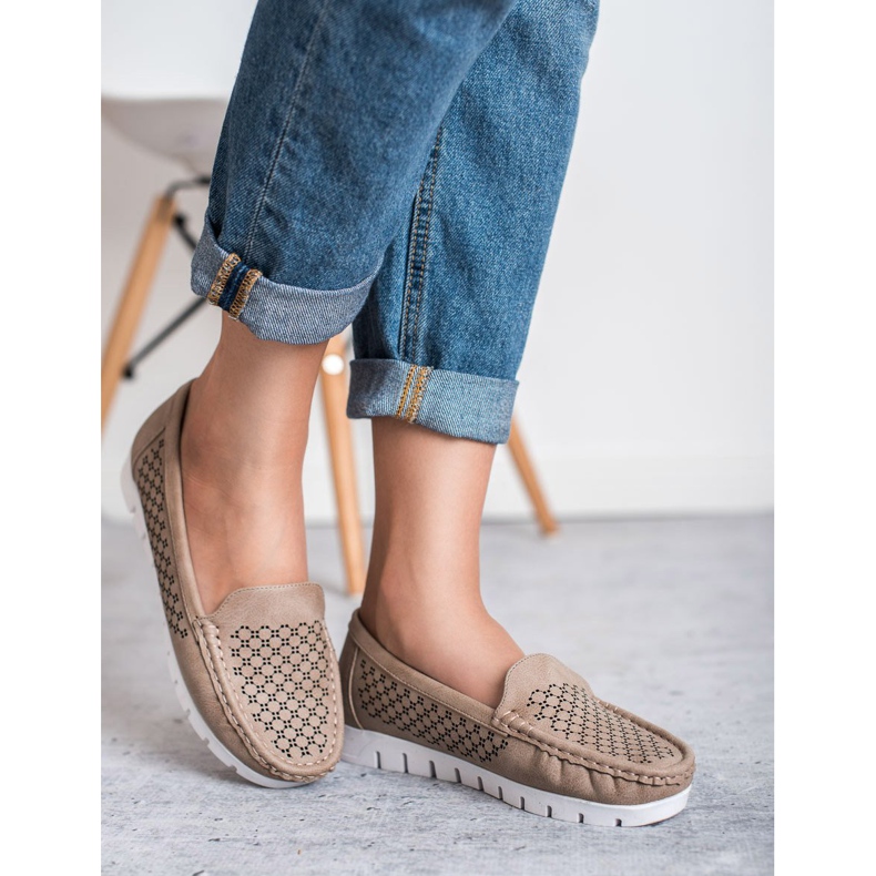 Vinceza Mocassini beige 1