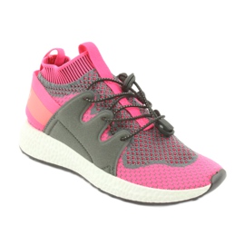 Scarpe per bambini Befado fino a 23 cm 516X030 grigio rosa 1
