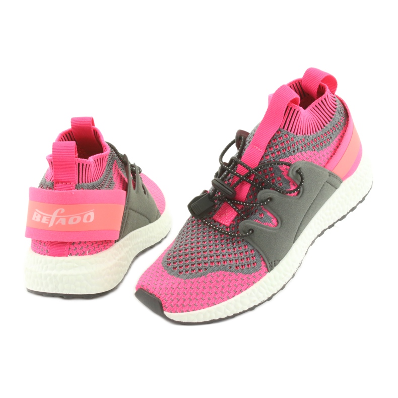 Scarpe per bambini Befado 516X030 arancia rosa grigio 4