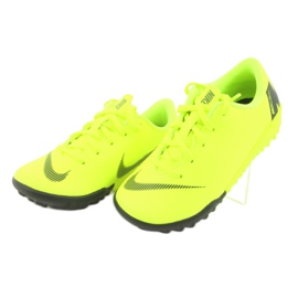 Nike Mercurial VaporX 12 Academy Tf Jr AH7353-701 scarpe da calcio giallo 3