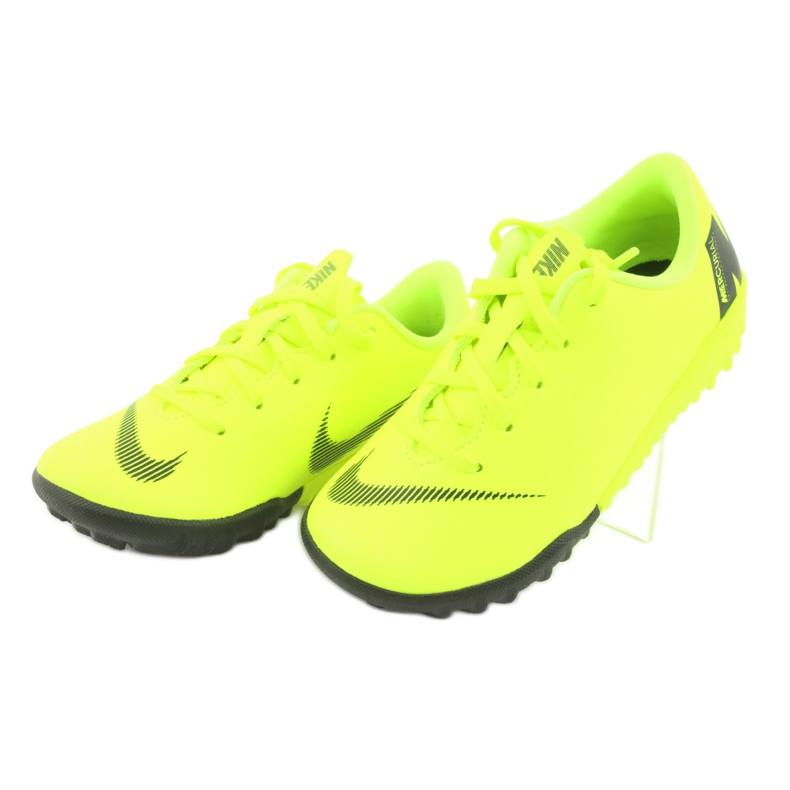 Nike Mercurial VaporX 12 Academy Tf Jr AH7353-701 scarpe da calcio giallo 3