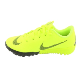 Nike Mercurial VaporX 12 Academy Tf Jr AH7353-701 scarpe da calcio giallo 2