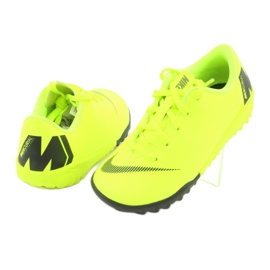 Nike Mercurial VaporX 12 Academy Tf Jr AH7353-701 scarpe da calcio giallo 4