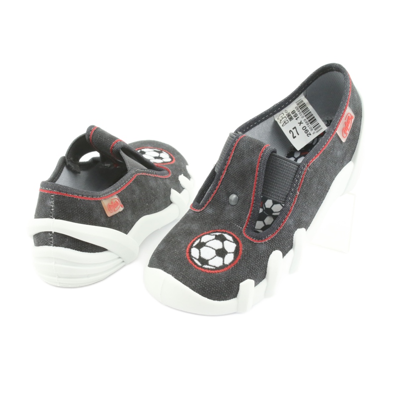 Scarpe per bambini Befado 290X168 rosso grigio 3