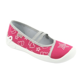 Scarpe per bambini Befado 116Y245 rosa grigio 1
