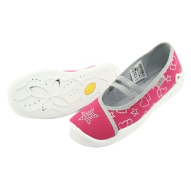 Scarpe per bambini Befado 116Y245 rosa grigio 4