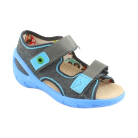 Scarpe per bambini Befado pu 065P125 blu grigio 1
