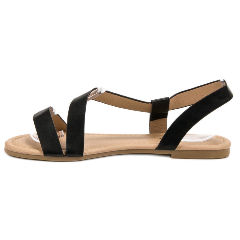 Primavera Sandali piatti slip-on nero 1