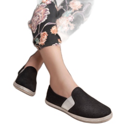 Mckeylor Slip in pelle scamosciata nero 1