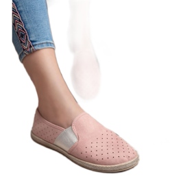 Mckeylor Slip in pelle scamosciata rosa 1