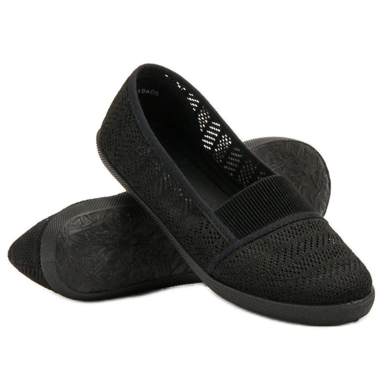 Mckeylor Ballerine in tessuto nero 1