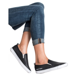 Mckeylor Slipon traforati nero 2